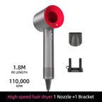 Hair Dryer High-Speed Ionic Smart Heat Detachable Nozzle