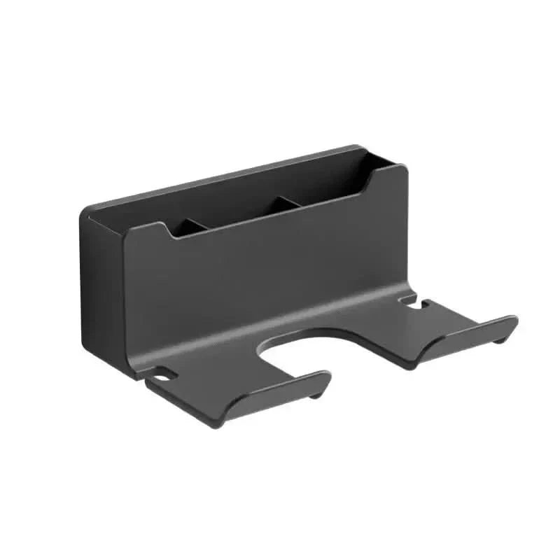 Hair Dryer Holder Drill-Free Silicone Grip & Cord Storage