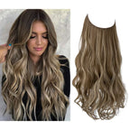 Hair Extensions 100% Human Hair Heat-Resistant Tangle-Free