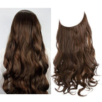 Hair Extensions 100% Human Hair Heat-Resistant Tangle-Free