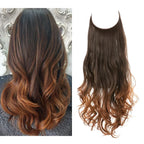 Hair Extensions 100% Human Hair Heat-Resistant Tangle-Free