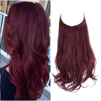 Hair Extensions 100% Human Hair Heat-Resistant Tangle-Free