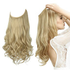 Hair Extensions 100% Human Hair Heat-Resistant Tangle-Free