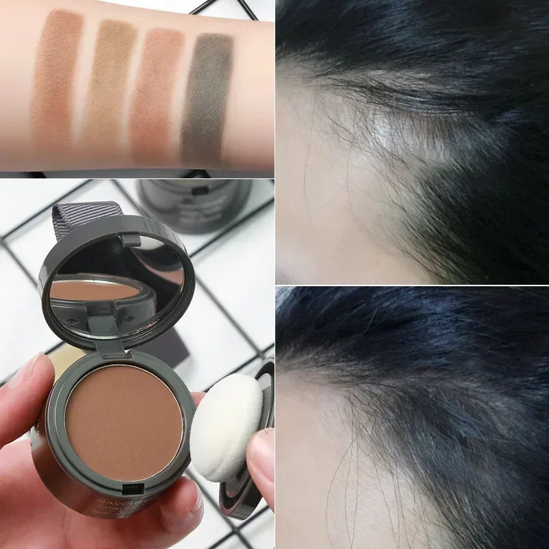 Hair Powder Instant Coverage Built-In Puff & Mirror