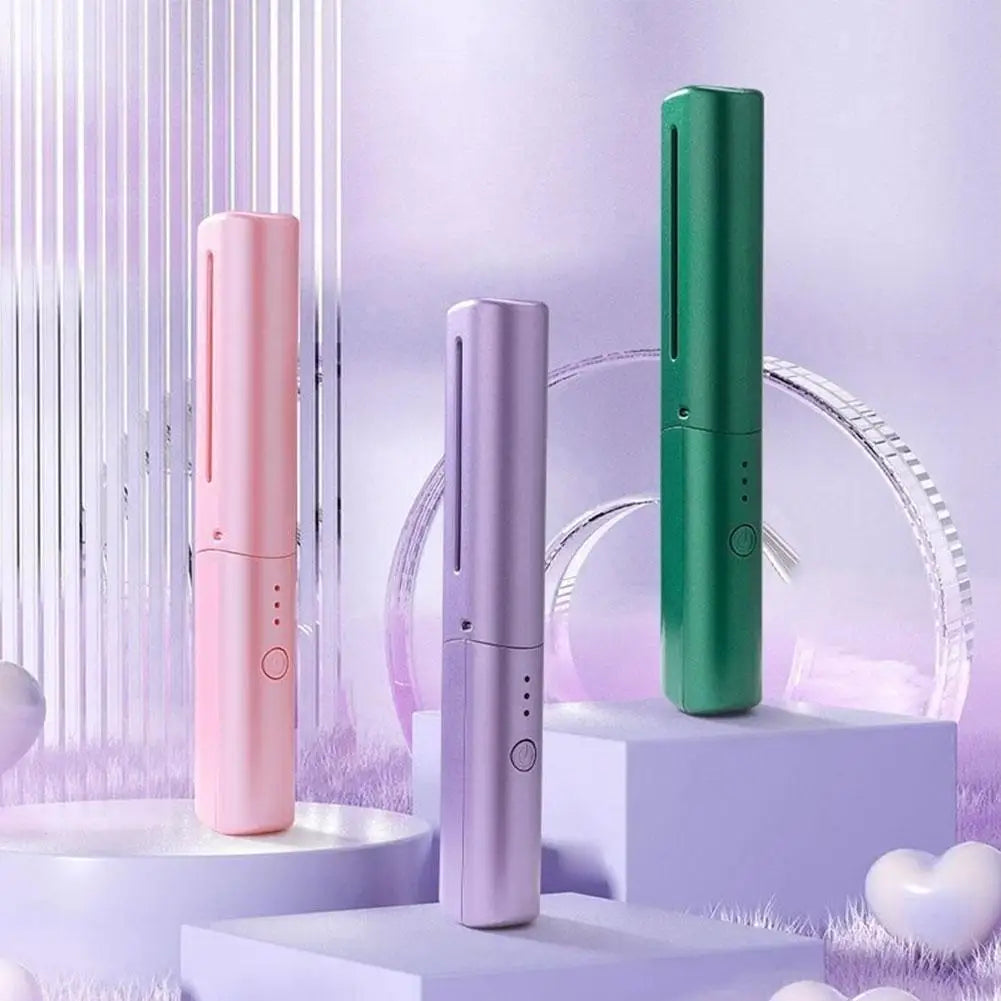 Hair Straightener Comb Cordless Ceramic Rechargeable Frizz Control