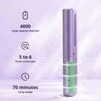 Hair Straightener Comb Cordless Ceramic Rechargeable Frizz Control