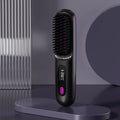 Hair Straightener Wireless Ceramic Plates USB Rechargeable