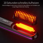 Hair Straightener Wireless Ceramic Plates USB Rechargeable