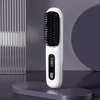 Hair Straightener Wireless Ceramic Plates USB Rechargeable