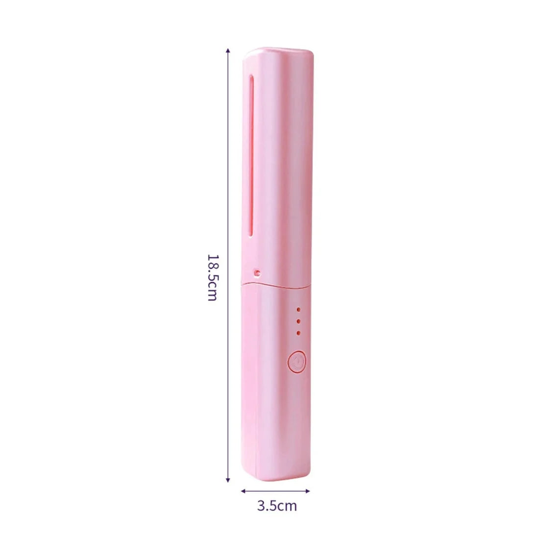 Hair Straightening Brush Cordless Ceramic Rechargeable