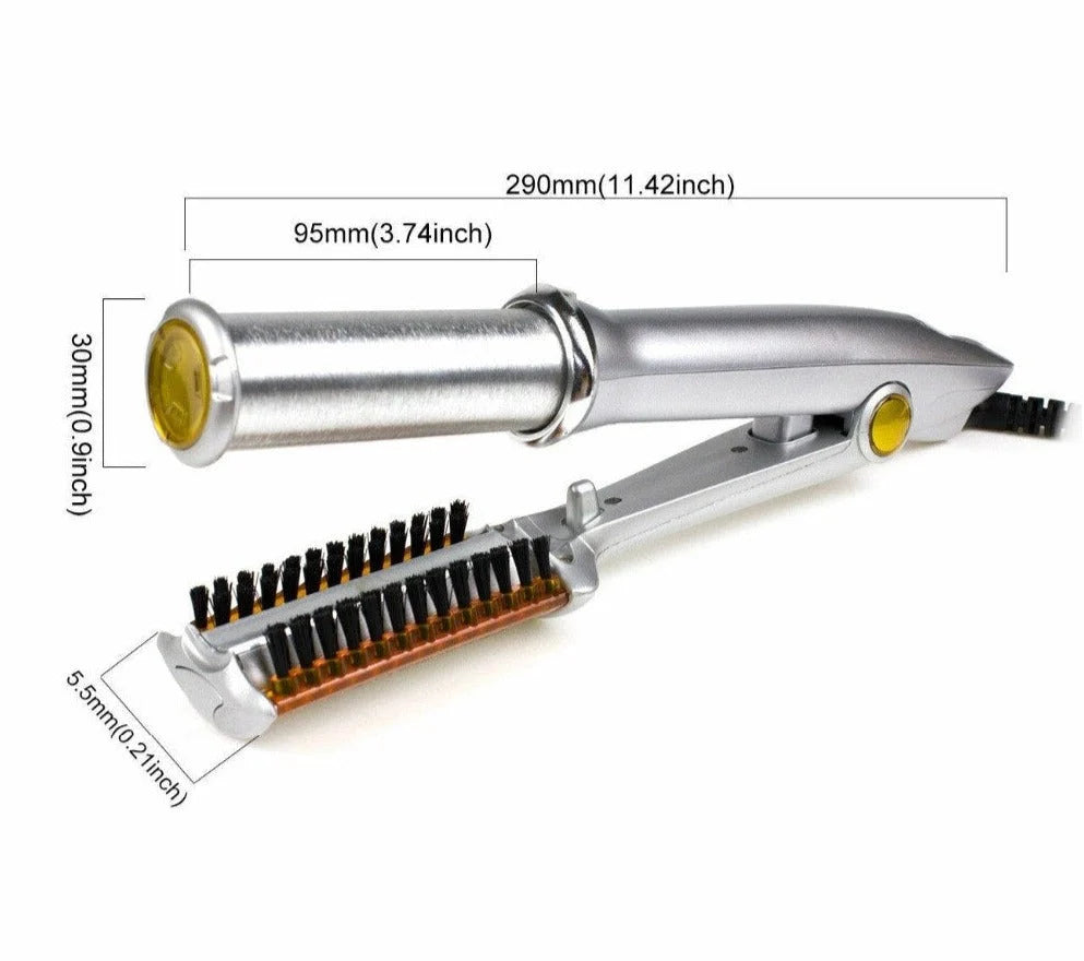 Hair Styler 1.25 Inch Rotating Barrel Tourmaline-Ceramic Ionic Brush