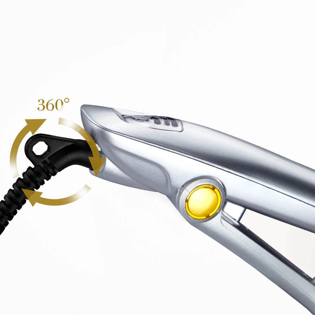 Hair Styler 1.25 Inch Rotating Barrel Tourmaline-Ceramic Ionic Brush