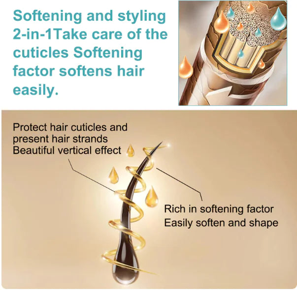 Hair Styling Cream Keratin Frizz Control For Curly Hair