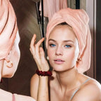Hair Towel Wrap Quick-Dry Coral Velour