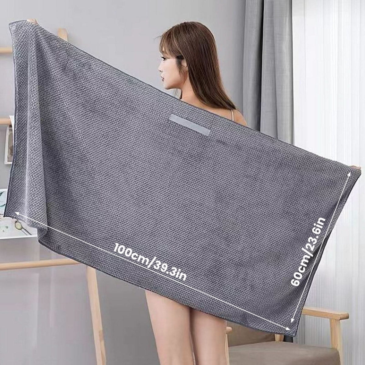 Hair Towel Wrap Quick-Dry Coral Velour