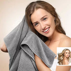 Hair Towel Wrap Quick-Dry Coral Velour