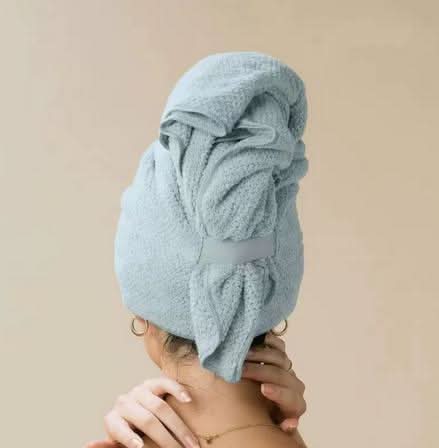 Hair Towel Wrap Quick-Dry Coral Velour