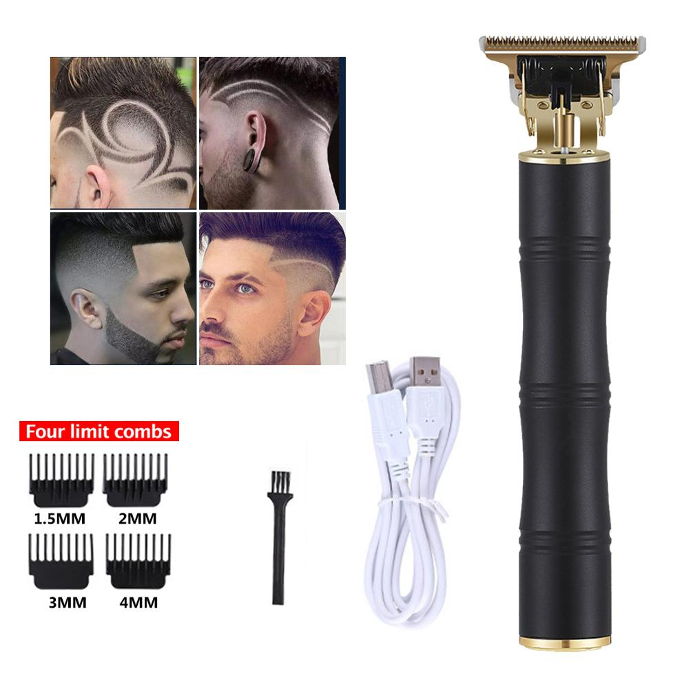 Hair Trimmer Zero-Gap Stainless Steel Cordless