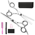 Haircutting Scissors Set Stainless Steel Blades & Thinning Shears