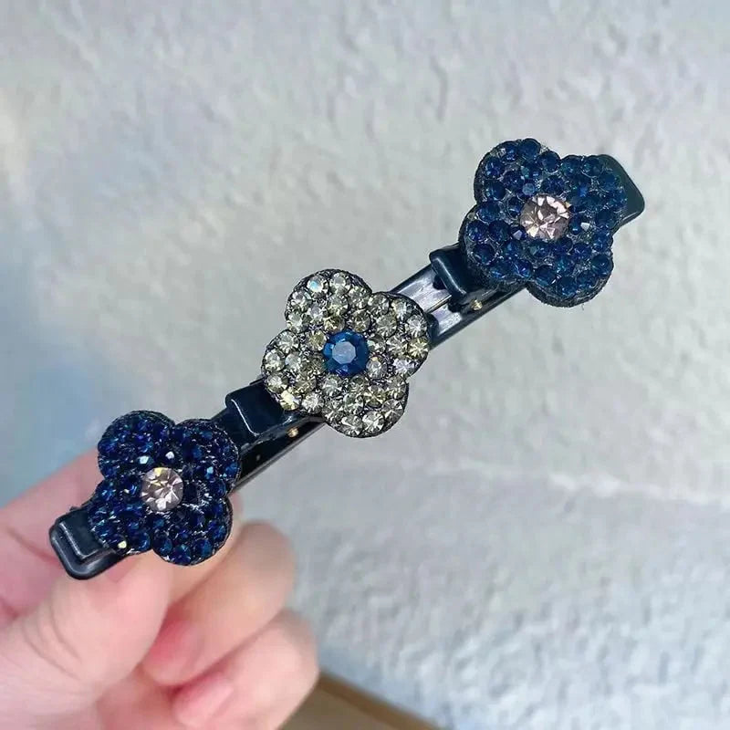 Hairpin Braided Crystal Secure Hold