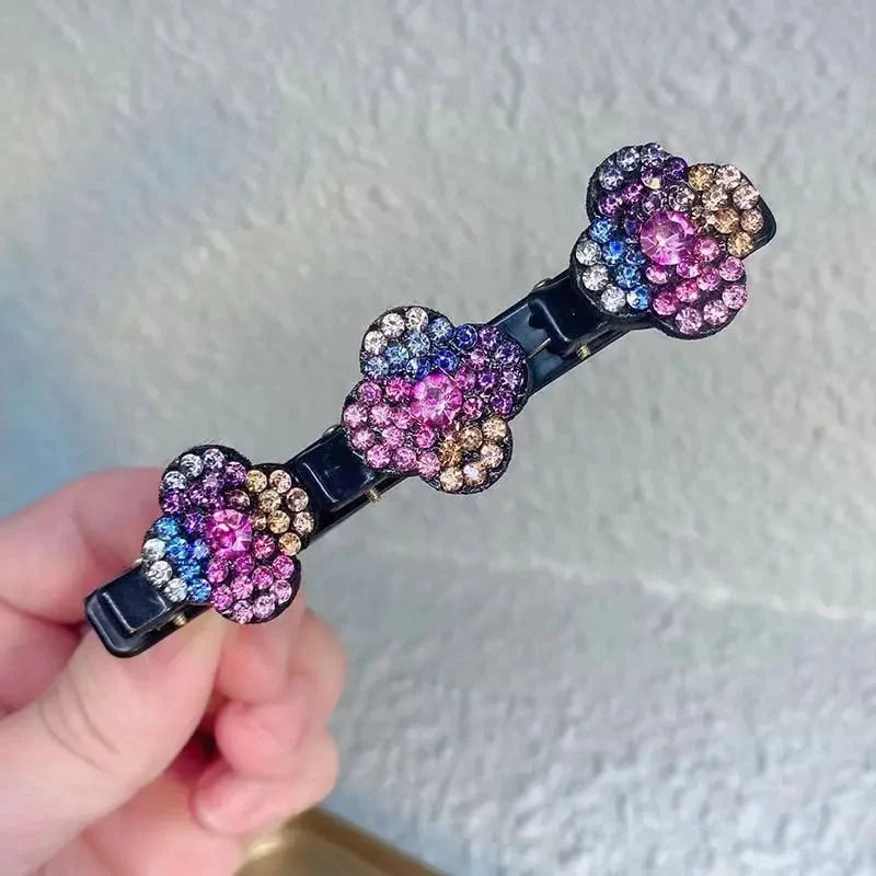 Hairpin Braided Crystal Secure Hold
