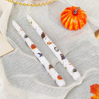 Halloween Candle Fire-Resistant Spooky Motifs