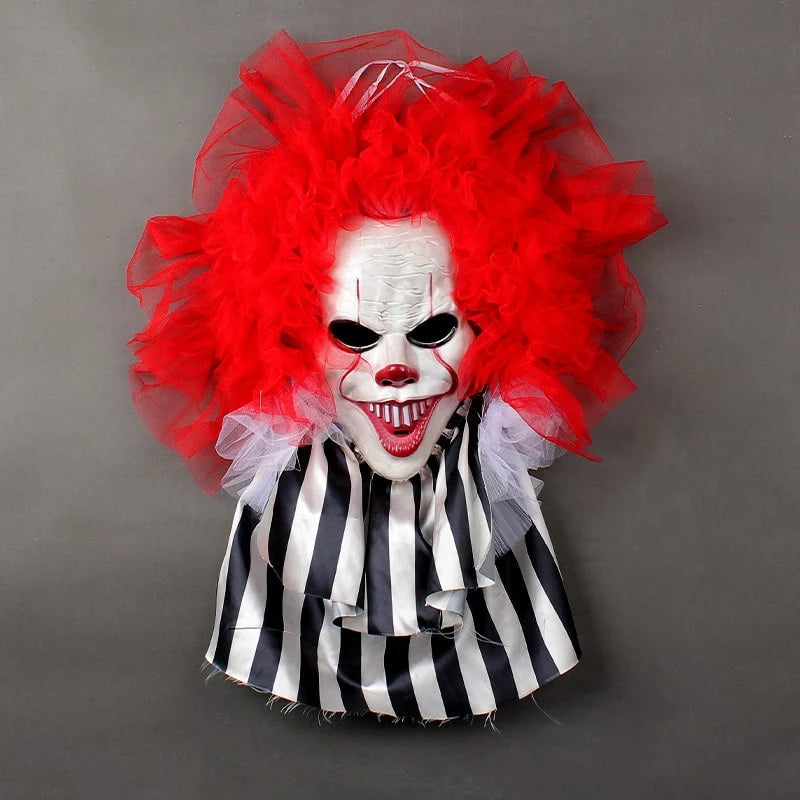 Halloween Clown Door Decoration Molded Plastic