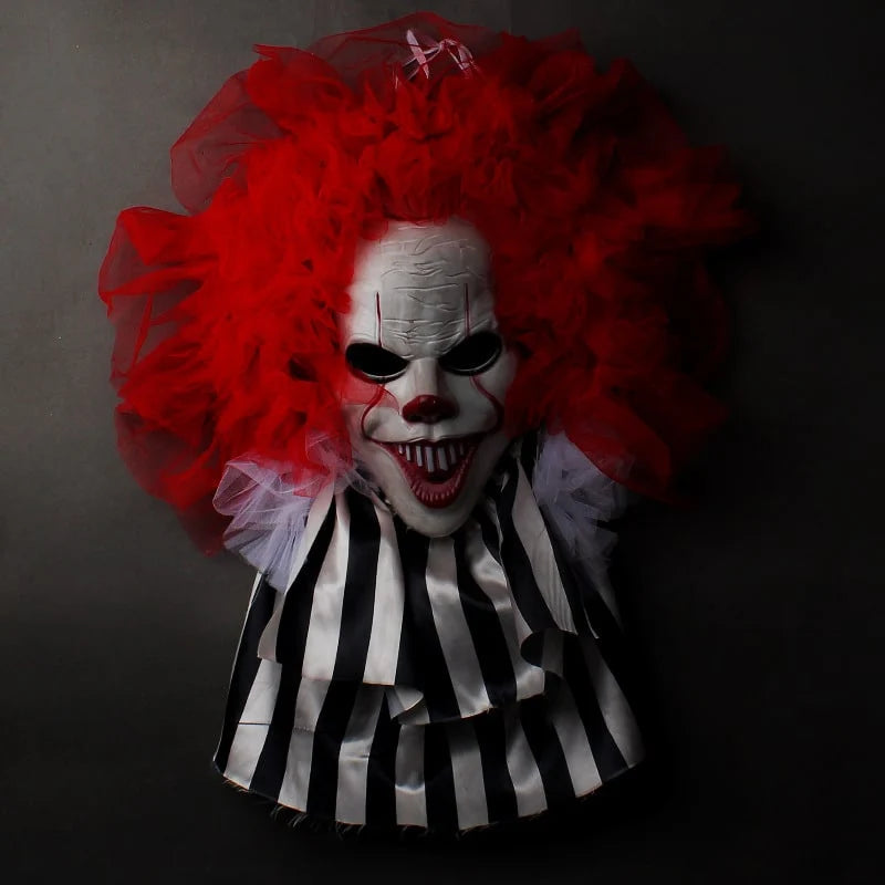Halloween Clown Door Decoration Molded Plastic