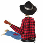 Halloween Decoration Animated Skeleton Duo Motion Activated