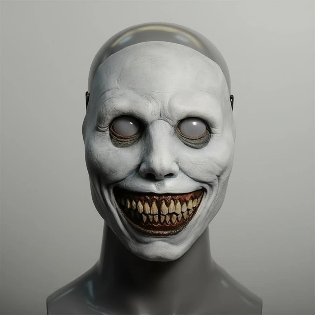 Halloween Face Mask Molded Latex & LED Eyes