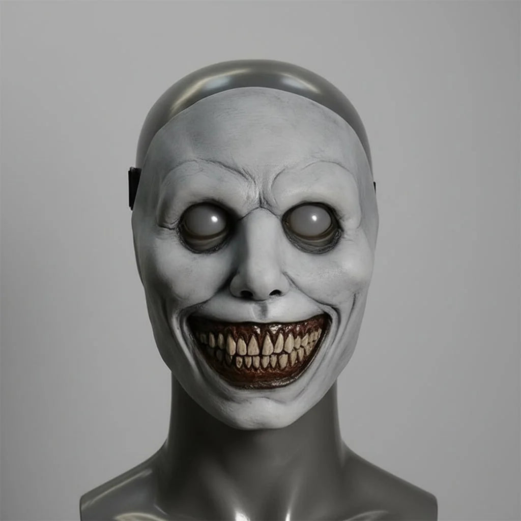 Halloween Face Mask Molded Latex & LED Eyes