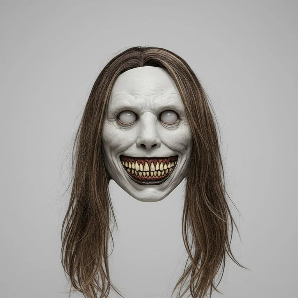 Halloween Face Mask Molded Latex & LED Eyes