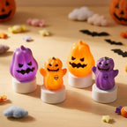 Halloween Figurine Grim Pumpkin Non-Toxic Plastic Stable Base