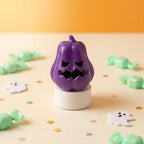 Halloween Figurine Grim Pumpkin Non-Toxic Plastic Stable Base