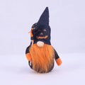 Halloween Figurine Witch Hat Pumpkin Motifs Orange Beard
