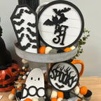 Halloween Ghost Decor Set 3-Piece Indoor/Outdoor Durable