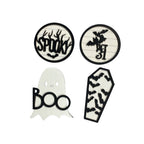 Halloween Ghost Decor Set 3-Piece Indoor/Outdoor Durable