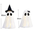 Halloween Ghost Decoration Fabric With Hat & Bow