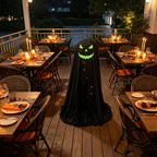 Halloween Ghost Decoration Glowing Eyes Weather-Resistant Indoor & Outdoor