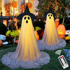 Halloween Ghost Decoration LED Remote-Controlled Weatherproof 34 Inch