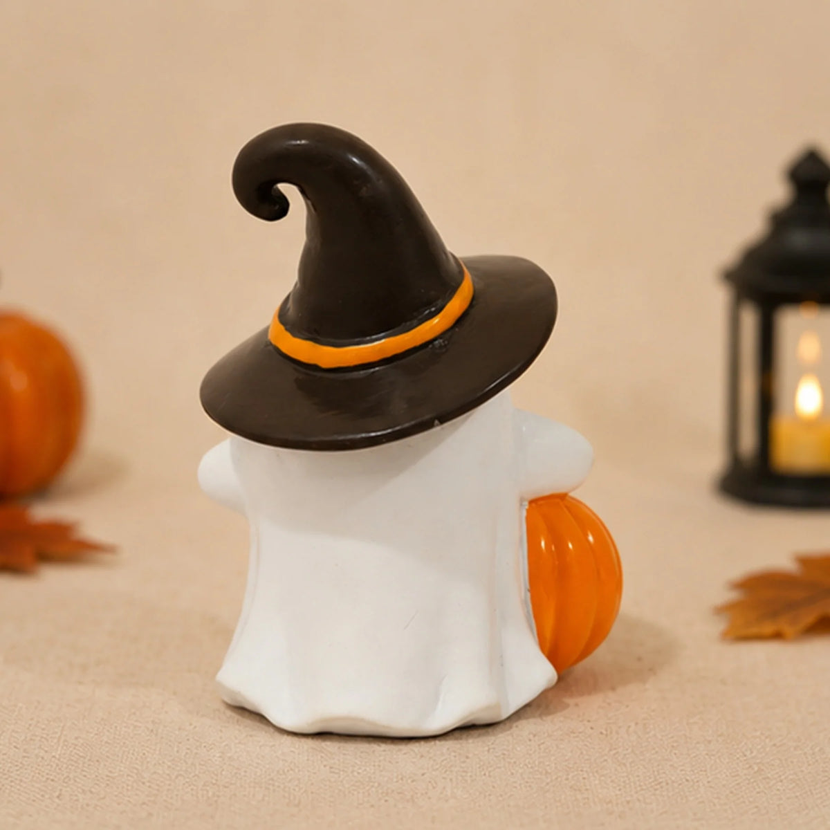 Halloween Ghost Figurine Handmade Resin Indoor & Outdoor
