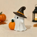 Halloween Ghost Figurine Handmade Resin Indoor & Outdoor