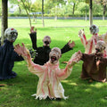 Halloween Ghost Sound-Activated Swaying Red Eyes & Audio