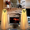 Halloween Ghosts LED Battery-Powered Set of 2