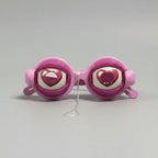 Halloween Glasses String-Controlled Blinking Spiral & Heart Eyes