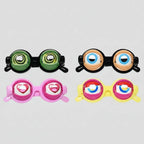 Halloween Glasses String-Controlled Blinking Spiral & Heart Eyes