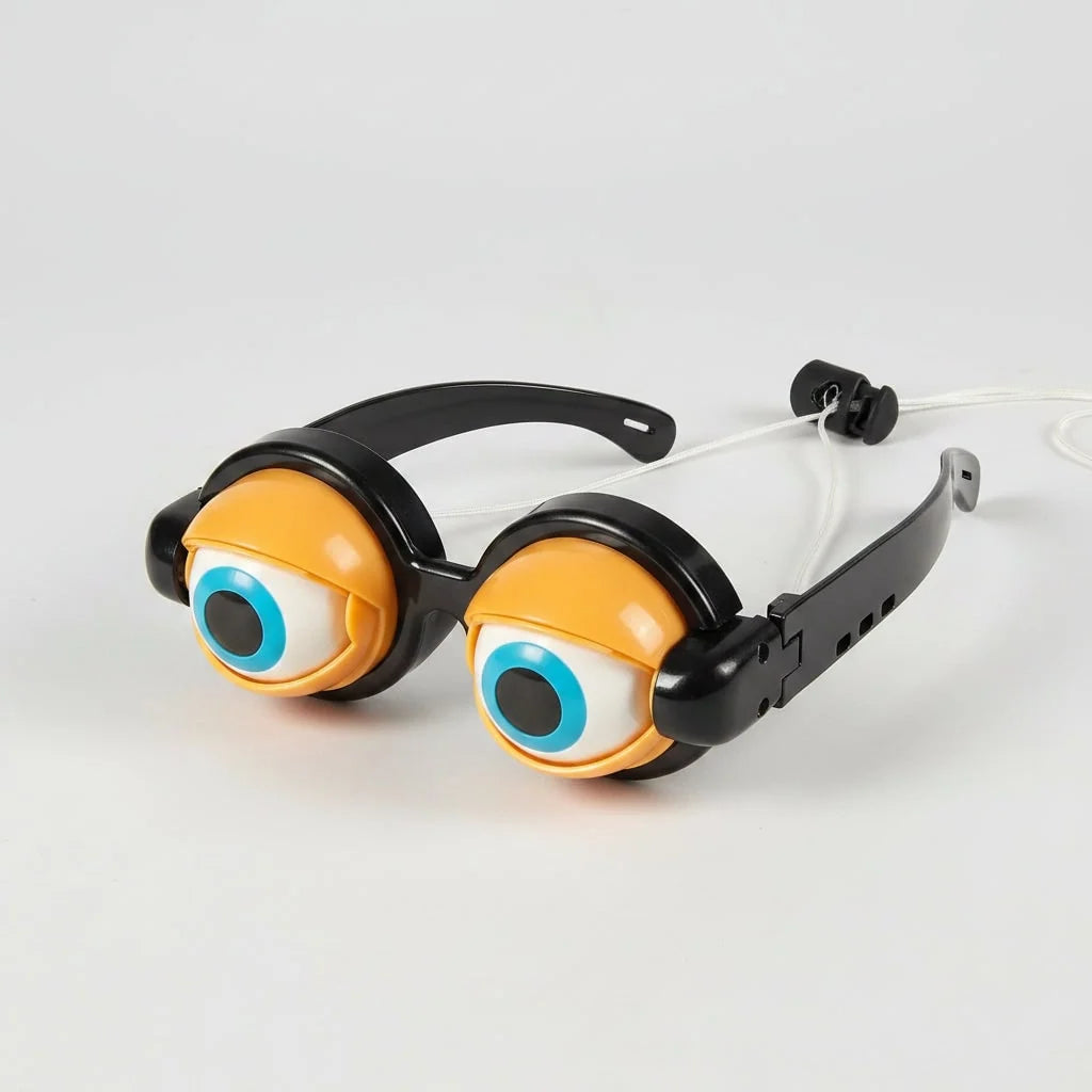 Halloween Glasses String-Controlled Blinking Spiral & Heart Eyes