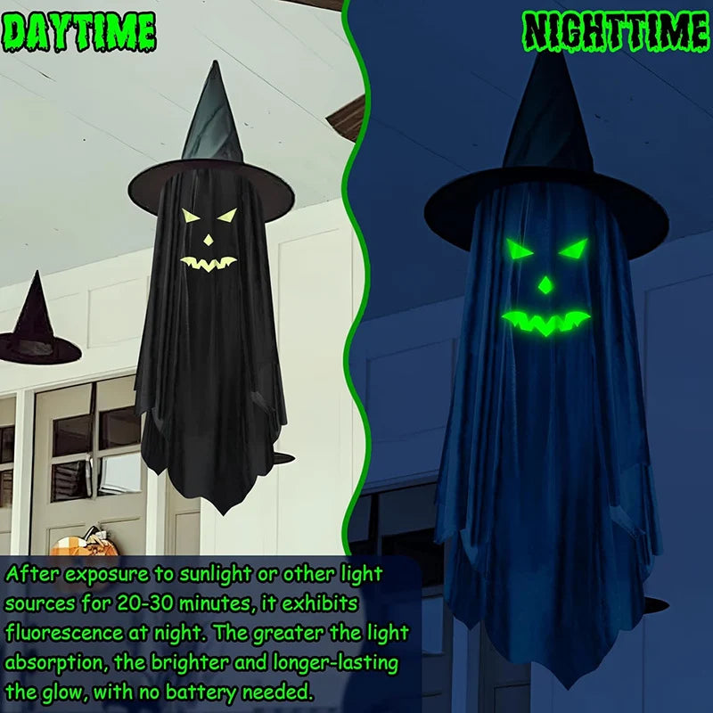 Halloween Hanging Decoration Glow-In-The-Dark Weatherproof 39 Inch