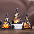 Halloween Lamp Castle & Bats LED Indoor & Outdoor