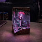 Halloween Lamp Handcrafted Resin Character Figurine Warm LED
